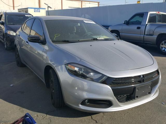 1C3CDFBB1FD345143 - 2015 DODGE DART SXT GRAY photo 1