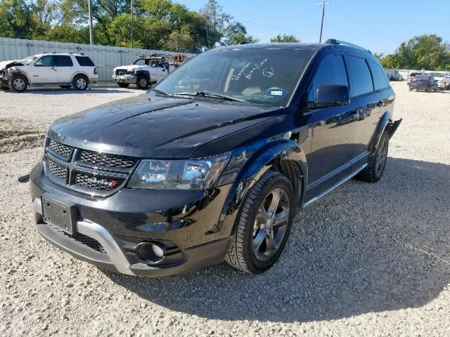 3C4PDCGB4FT617666 - 2015 DODGE JOURNEY CR BLACK photo 2