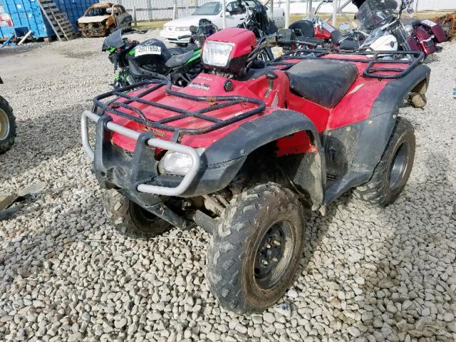 1HFTE26E194802615 - 2009 HONDA TRX500 FPA RED photo 2