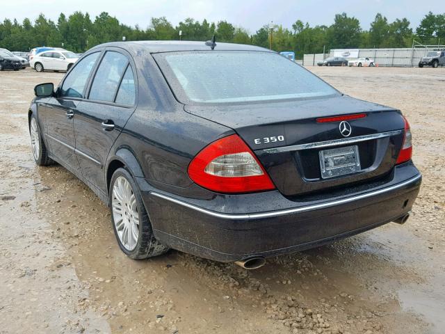 WDBUF56XX7B058499 - 2007 MERCEDES-BENZ E 350 BLACK photo 3