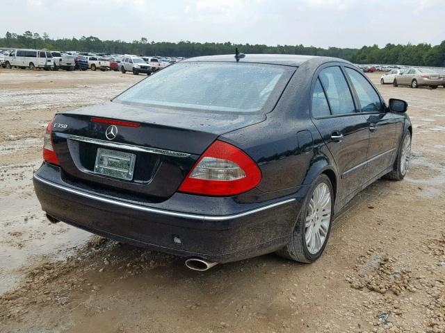 WDBUF56XX7B058499 - 2007 MERCEDES-BENZ E 350 BLACK photo 4