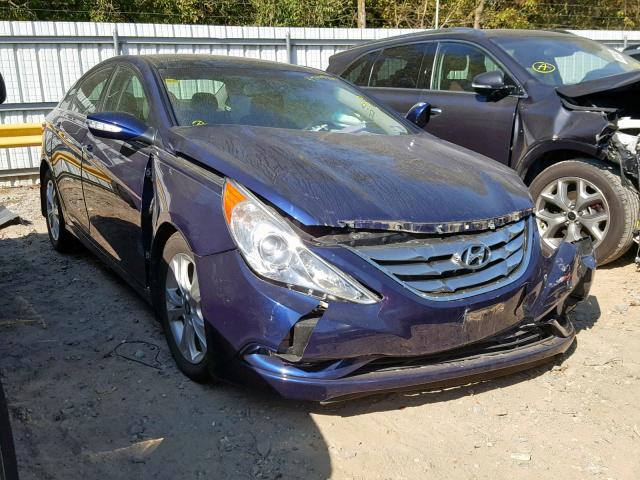 5NPEC4AC5CH373989 - 2012 HYUNDAI SONATA SE BLUE photo 1