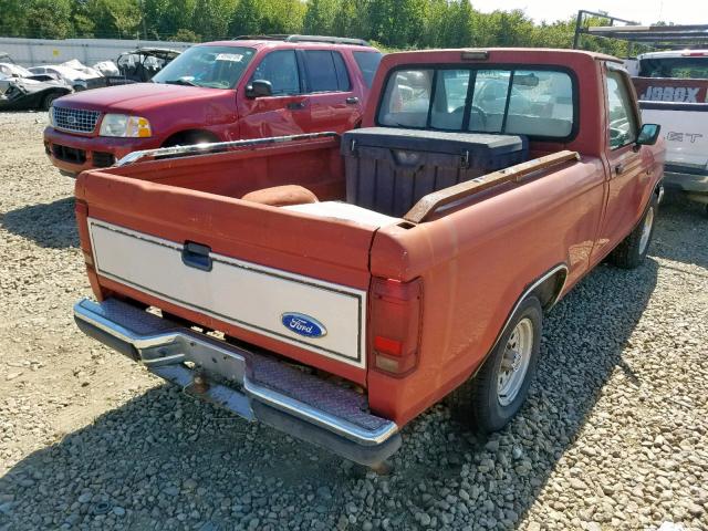 1FTCR10TXLUB64260 - 1990 FORD RANGER RED photo 4