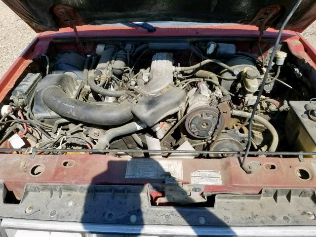 1FTCR10TXLUB64260 - 1990 FORD RANGER RED photo 7