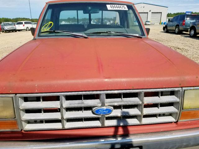 1FTCR10TXLUB64260 - 1990 FORD RANGER RED photo 9