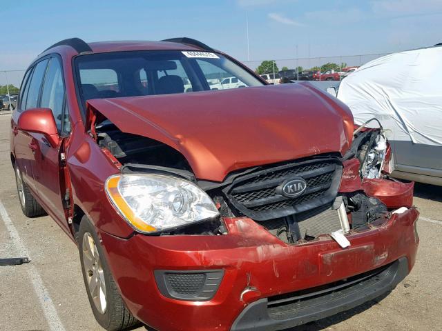 KNAFG526887179201 - 2008 KIA RONDO LX RED photo 1