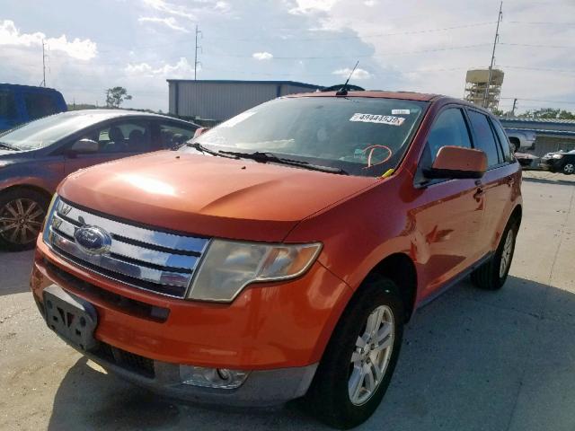 2FMDK38CX7BA45429 - 2007 FORD EDGE SEL ORANGE photo 2