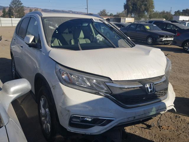 5J6RM4H79GL093608 - 2016 HONDA CR-V EXL WHITE photo 1