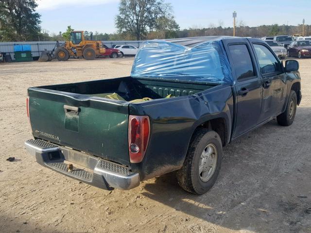 1GCCS136958269510 - 2005 CHEVROLET COLORADO GREEN photo 4