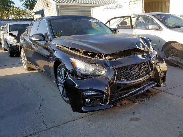 JN1BV7AP9EM684077 - 2014 INFINITI Q50 BASE BLACK photo 1