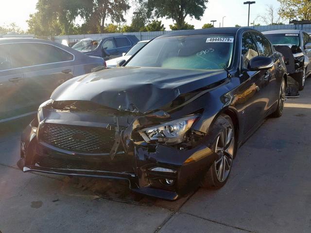 JN1BV7AP9EM684077 - 2014 INFINITI Q50 BASE BLACK photo 2