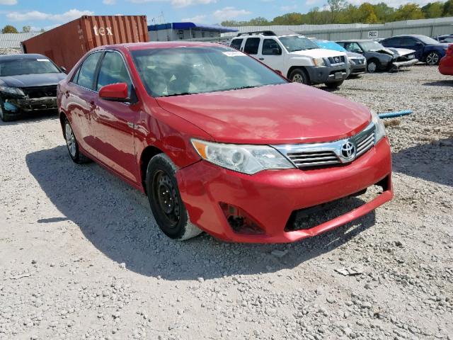 4T1BF1FK3CU588734 - 2012 TOYOTA CAMRY BASE BURGUNDY photo 1