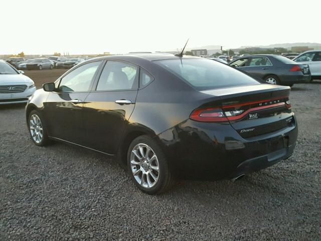 1C3CDFCH2DD293862 - 2013 DODGE DART LIMIT BLACK photo 3