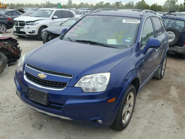 3GNFL4E55CS653392 - 2012 CHEVROLET CAPTIVA SP BLUE photo 2