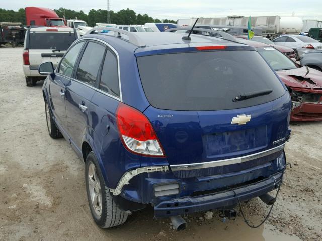 3GNFL4E55CS653392 - 2012 CHEVROLET CAPTIVA SP BLUE photo 3