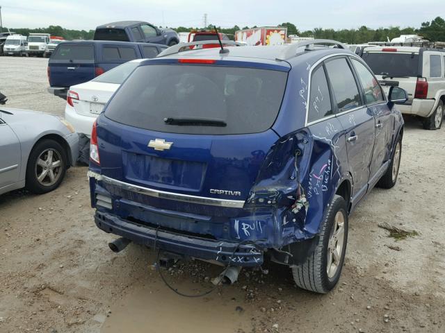 3GNFL4E55CS653392 - 2012 CHEVROLET CAPTIVA SP BLUE photo 4