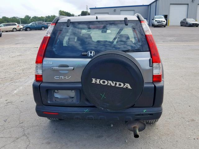 JHLRD685X6C004694 - 2006 HONDA CR-V LX GRAY photo 9