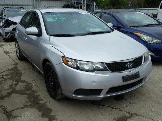 KNAFU4A26D5695354 - 2013 KIA FORTE EX SILVER photo 1