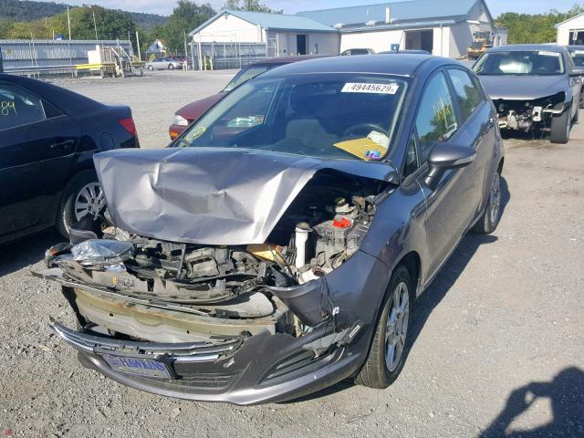 3FADP4EJ5EM225658 - 2014 FORD FIESTA SE GRAY photo 2