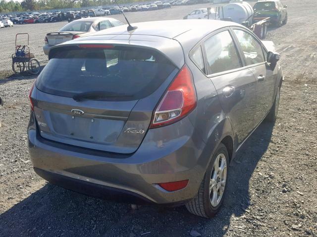 3FADP4EJ5EM225658 - 2014 FORD FIESTA SE GRAY photo 4