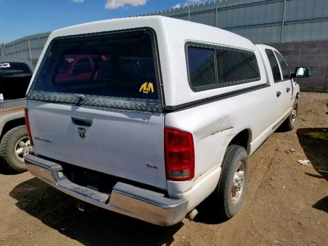 3D7KR28C65G708092 - 2005 DODGE RAM 2500 S თეთრი ფოტო 4