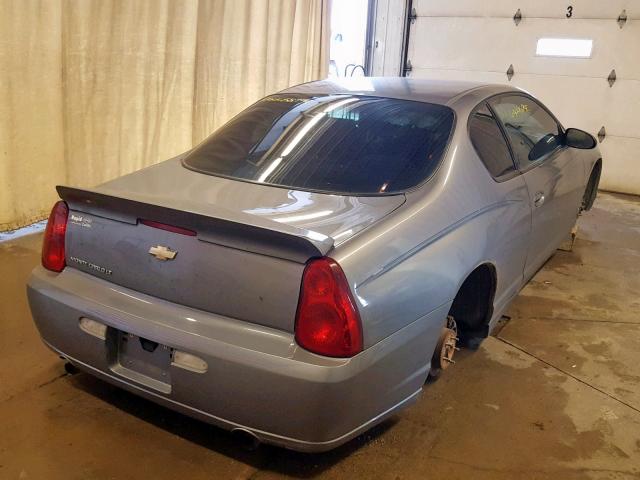 2G1WK151269170864 - 2006 CHEVROLET MONTE CARL ნაცრისფერი ფოტო 4