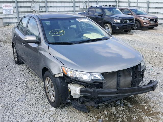 KNAFU4A22A5862319 - 2010 KIA FORTE EX GRAY photo 1