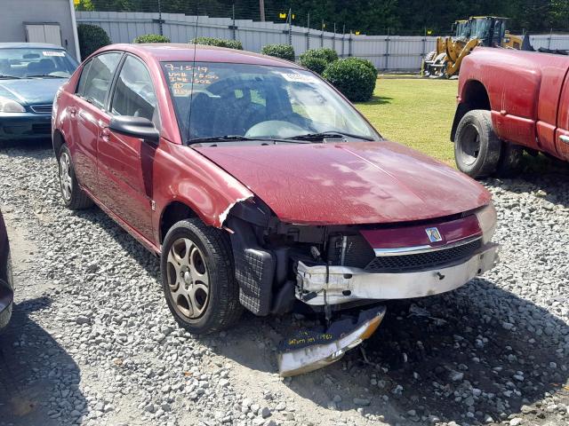 1G8AJ52F74Z137500 - 2004 SATURN ION LEVEL BURGUNDY photo 1