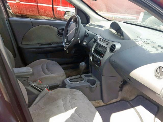 1G8AJ52F74Z137500 - 2004 SATURN ION LEVEL BURGUNDY photo 5