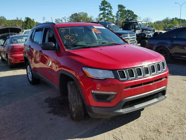 3C4NJDAB1JT261782 - 2018 JEEP COMPASS SP RED photo 1