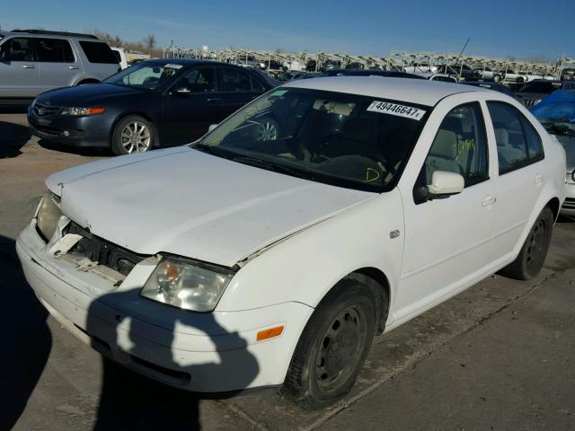 3VWSK69M62M162322 - 2002 VOLKSWAGEN JETTA GLS WHITE photo 2