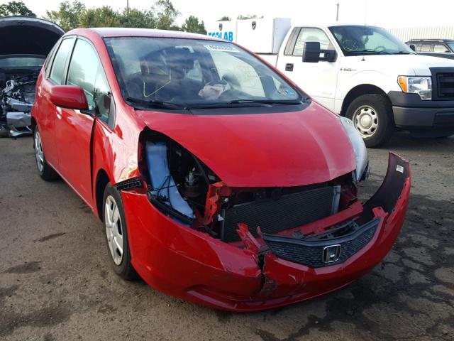 JHMGE8H30CS004053 - 2012 HONDA FIT RED photo 1