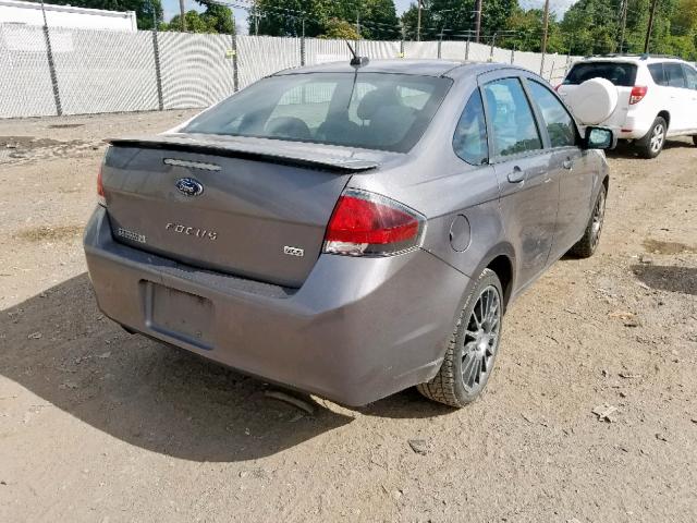 1FAHP3GNXBW128639 - 2011 FORD FOCUS SES SILVER photo 4