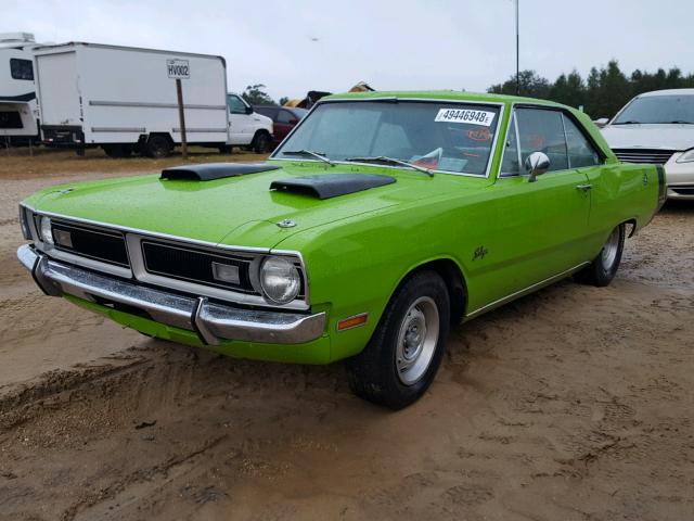 LH23G1R203921 - 1971 DODGE DART GREEN photo 2