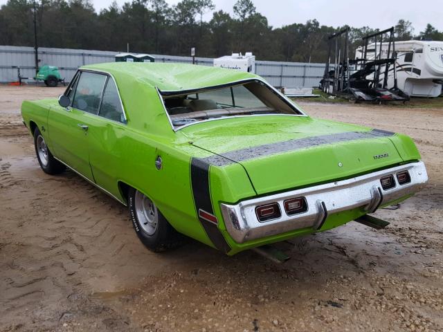 LH23G1R203921 - 1971 DODGE DART GREEN photo 3