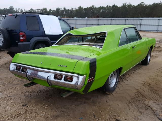 LH23G1R203921 - 1971 DODGE DART GREEN photo 4