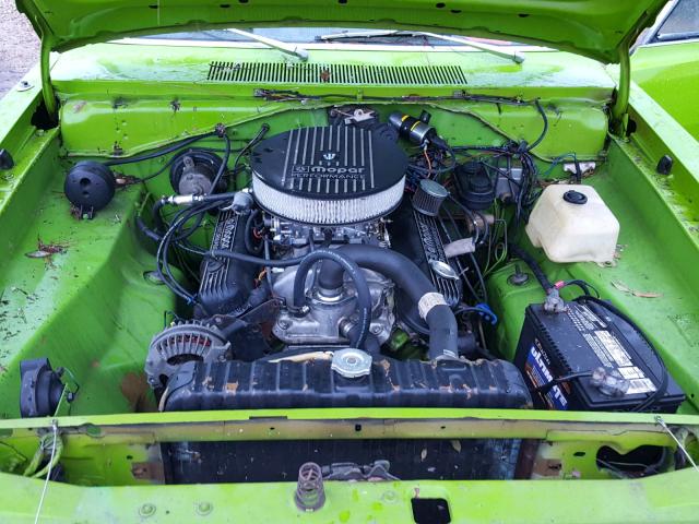 LH23G1R203921 - 1971 DODGE DART GREEN photo 7