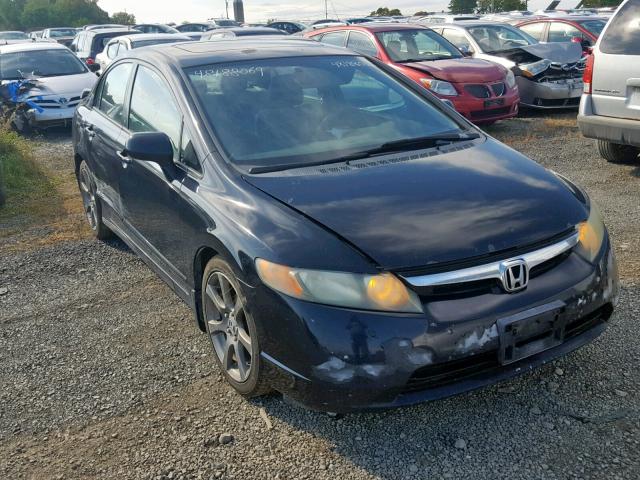 2HGES16105H027533 - 2005 HONDA CIVIC DX BLUE photo 1