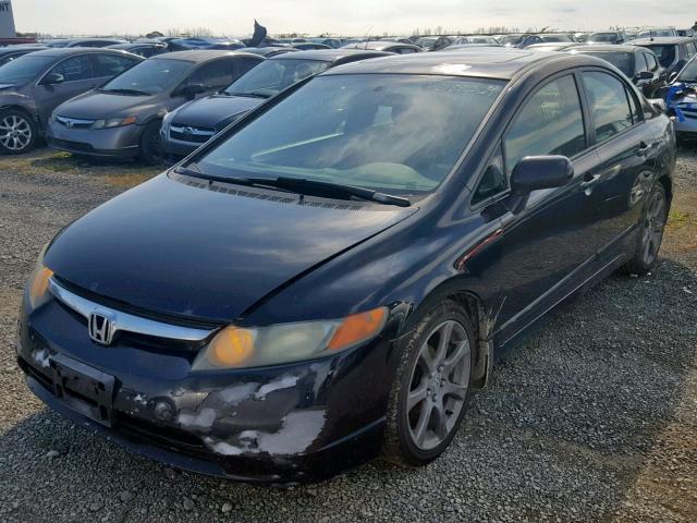 2HGES16105H027533 - 2005 HONDA CIVIC DX BLUE photo 2