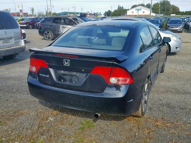 2HGES16105H027533 - 2005 HONDA CIVIC DX BLUE photo 4