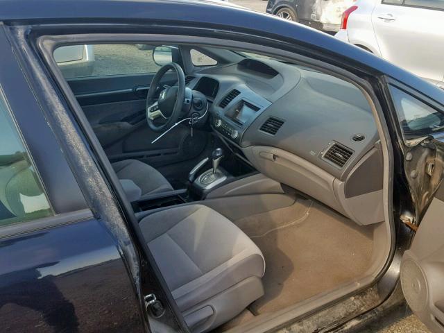 2HGES16105H027533 - 2005 HONDA CIVIC DX BLUE photo 5