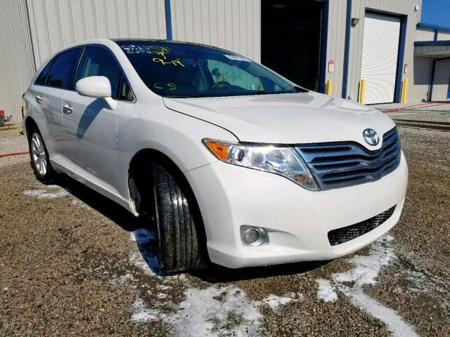 4T3ZA3BB8CU060256 - 2012 TOYOTA VENZA LE WHITE photo 1