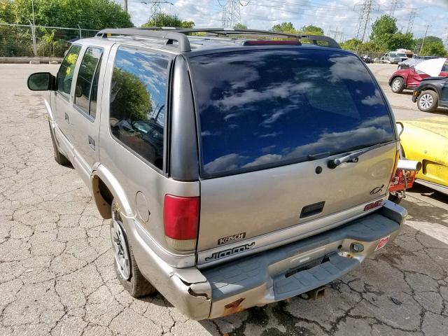 1GKDT13W6X2560395 - 1999 GMC JIMMY GRAY photo 3