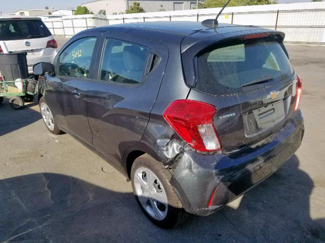 KL8CB6SA9KC732749 - 2019 CHEVROLET SPARK LS GRAY photo 3