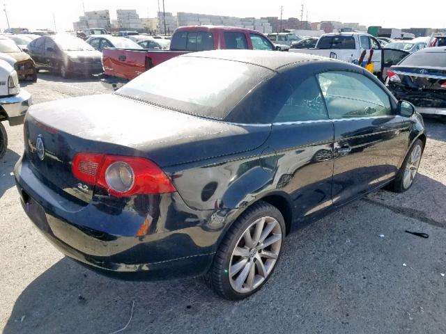 WVWDB71F87V035745 - 2007 VOLKSWAGEN EOS 3.2L S BLACK photo 4