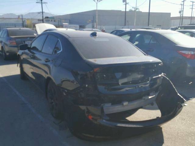 19UUB1F38HA003612 - 2017 ACURA TLX BLACK photo 3