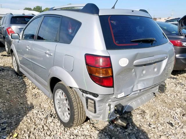 5Y2SL65826Z456328 - 2006 PONTIAC VIBE SILVER photo 3