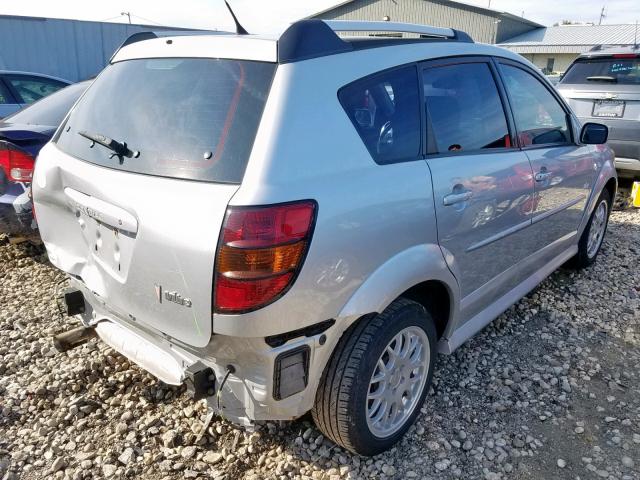 5Y2SL65826Z456328 - 2006 PONTIAC VIBE SILVER photo 4