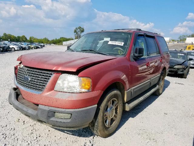 1FMRU15W93LA61845 - 2003 FORD EXPEDITION RED photo 2