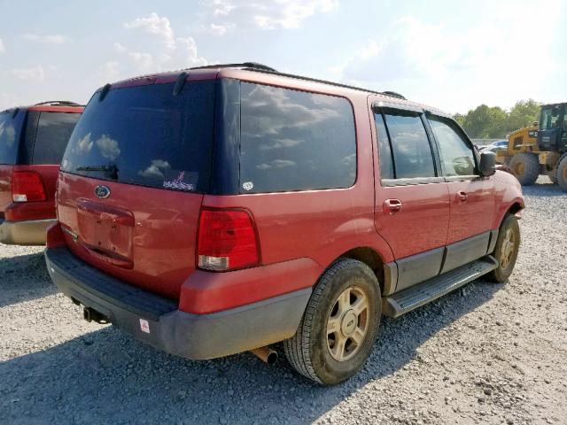 1FMRU15W93LA61845 - 2003 FORD EXPEDITION RED photo 4